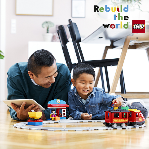 Конструктор LEGO DUPLO Паровоз 59 деталей (10874) - зображення 4
