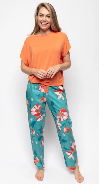 Піжама жіноча Cyberjammies Coco 9595-9571 10/S Помаранчевий із