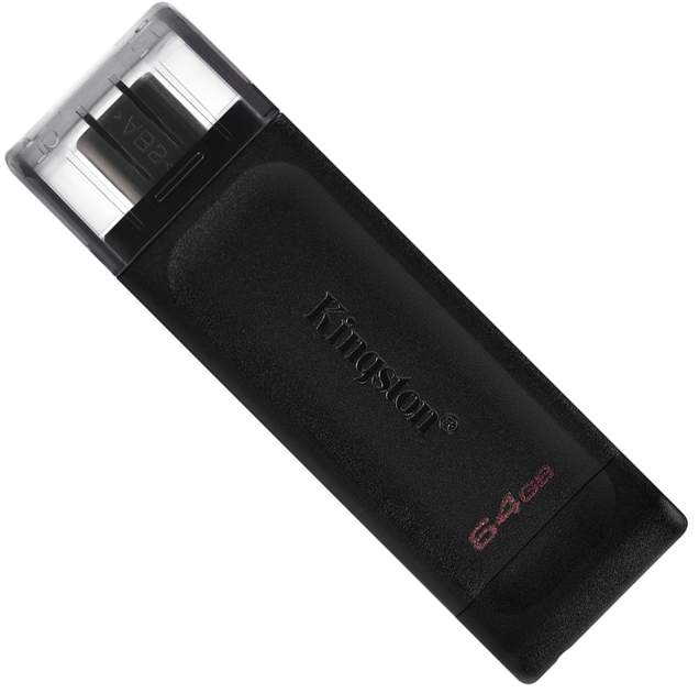 Kingston DataTraveler 70 64GB USB Type-C (DT70/64GB) - зображення 1