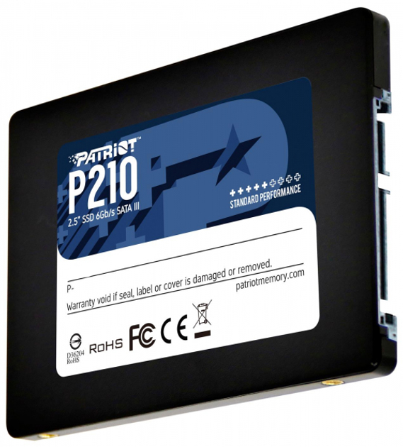 Patriot P210 128GB 2.5" SATAIII TLC (P210S128G25) - зображення 5