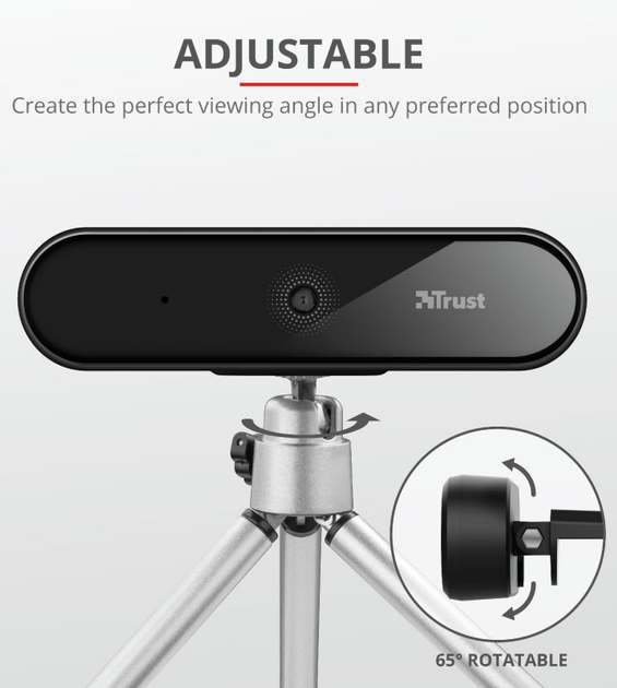 Trust Tyro Full HD Webcam Black (TR23637) - obraz 7