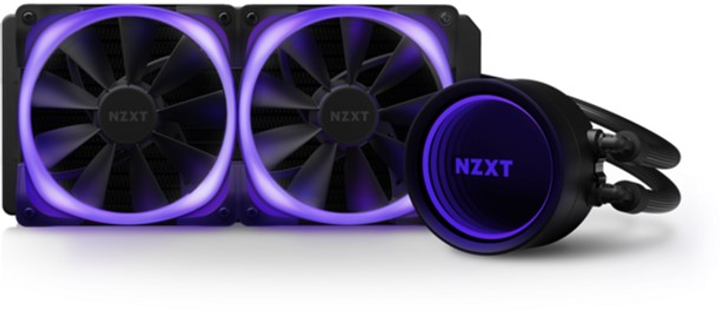 NZXT Kraken X53 RGB Liquid Cooler - 240mm AIO Liquid Cooler z Aer RGB i RGB LED (RL-KRX53-R1) - obraz 2
