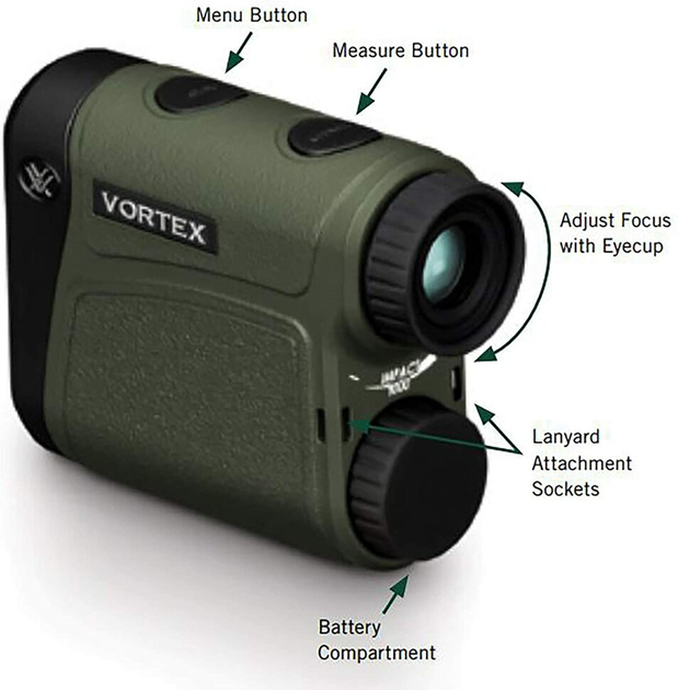 Лазерный дальномер Vortex Impact 1000 Rangefinder (LRF101) - изображение 2