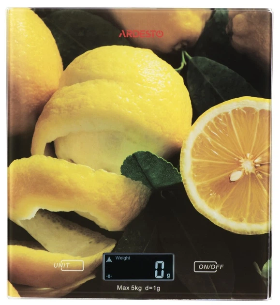 Весы кухонные Ardesto SCK-893LEMON - Фото 1 Весы кухонные Ardesto SCK-893LEMON - изображение 1
