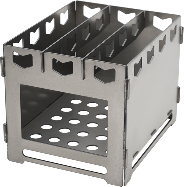 Тресочница, печь походно-полевая Wizardi разборная 2 мм не крашеная ...