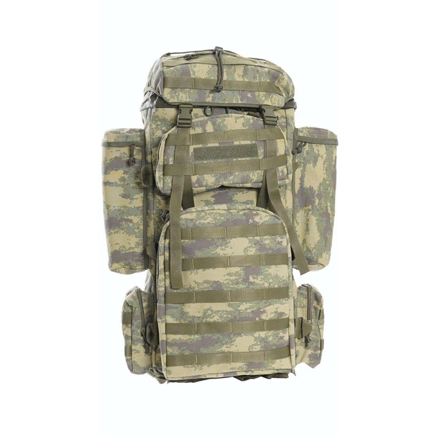 Тактический военный рюкзак для армии зсу на 100+10 литров и военная сумка на одно плече В ПОДАРОК! - изображение 2