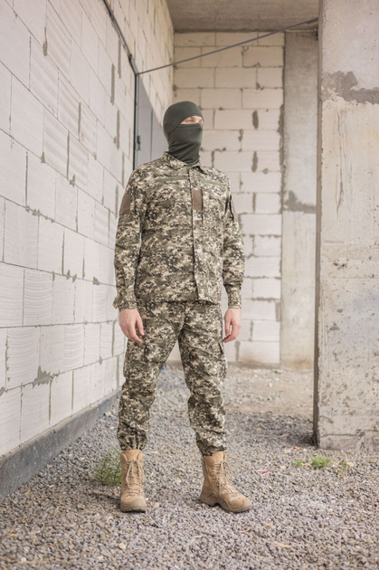 Мужской армейский костюм для ВСУ (ЗСУ) Tactical тактическая форма Пиксель светлый 7069 50 размер - изображение 1