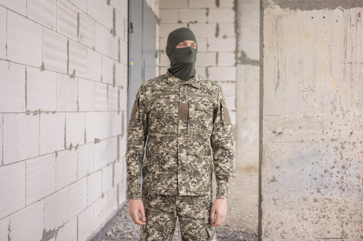 Мужской армейский костюм для ВСУ (ЗСУ) Tactical тактическая форма Пиксель светлый 7069 50 размер - изображение 2