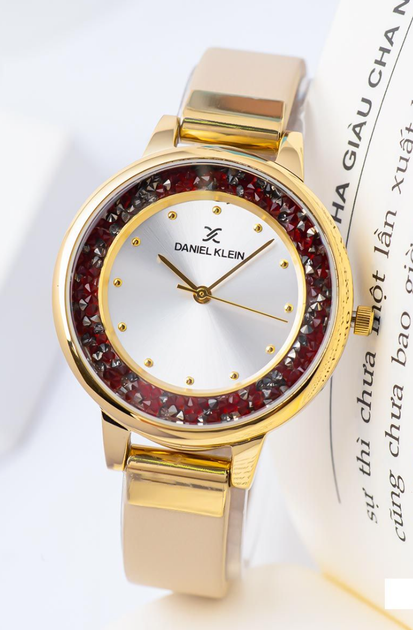 Жіночий наручний годинник DANIEL KLEIN DK12051-3 Світло-коричневий з сріблястим - Фото 3 Жіночий наручний годинник DANIEL KLEIN DK12051-3 Світло-коричневий з сріблястим - зображення 3