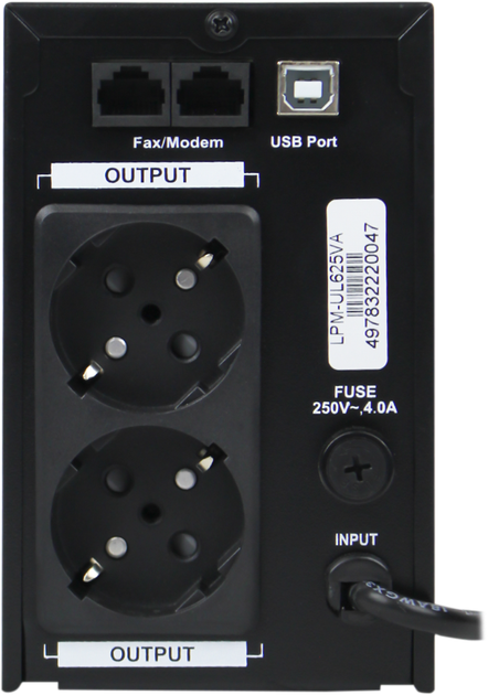 ИБП LogicPower LPM-UL625VA (LP4978) - изображение 4