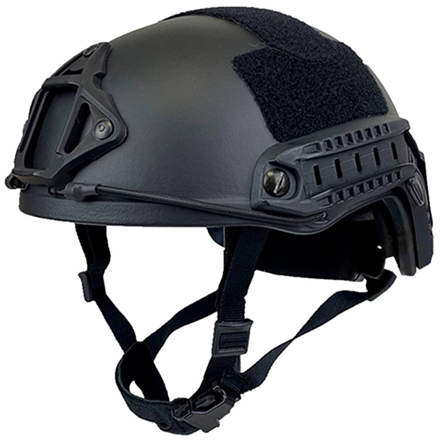 Шолом кевларовий ASL Fast Helmet NIJ IIIA NATO Чорний - изображение 1