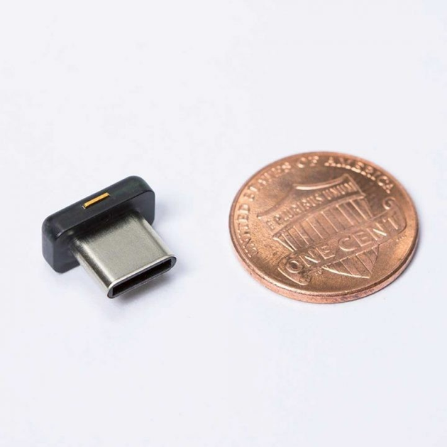 Аппаратный ключ безопасности Yubico, YubiKey 5C Nano – фото, отзывы ...