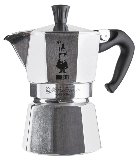Гейзерная кофеварка Bialetti Moka Express 3 чашки 130 мл Металл (8006363011624) - изображение 2