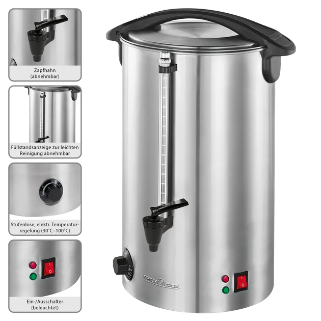 Аппарат для приготовления глинтвейна термопот Profi Cook PC-HGA 1196 - изображение 3