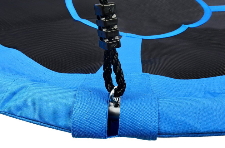 Садовая качеля гнездо подвесная FUNFIT Двухцветная круглая детская 100 см - Фото 6 Садовая качеля гнездо подвесная FUNFIT Двухцветная круглая детская 100 см - изображение 6