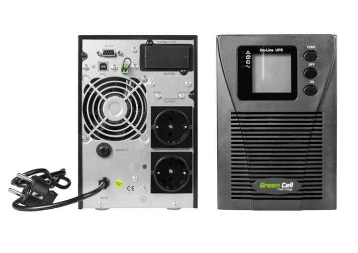 ДБЖ Green Cell Online 1000VA/900W (UPS17) Чистий синус - зображення 3