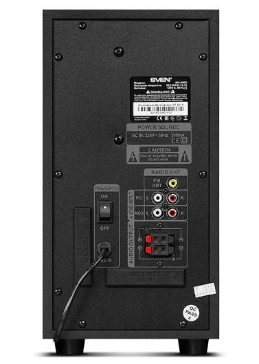 Акустическая система Sven MS-2050 2.1 - изображение 3