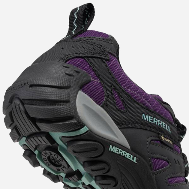 Buty trekkingowe damskie gore tex Merrell Wms Accentor Sport Gtx J98406 38.5 (8US) 25 cm Czarny/Fioletowy (886129704193) - obraz 4