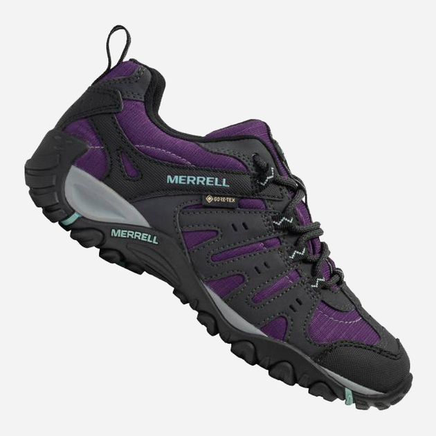 Buty trekkingowe damskie gore tex Merrell Wms Accentor Sport Gtx J98406 37 (6.5US) 23.5 cm Czarny/Fioletowy (886129704162) - obraz 7