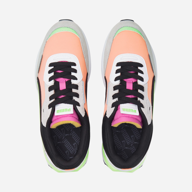 Buty sportowe damskie na platformie do kostki Puma City Rider 38204412 37 23 cm Szary/Czarny (4064536056760) - obraz 6