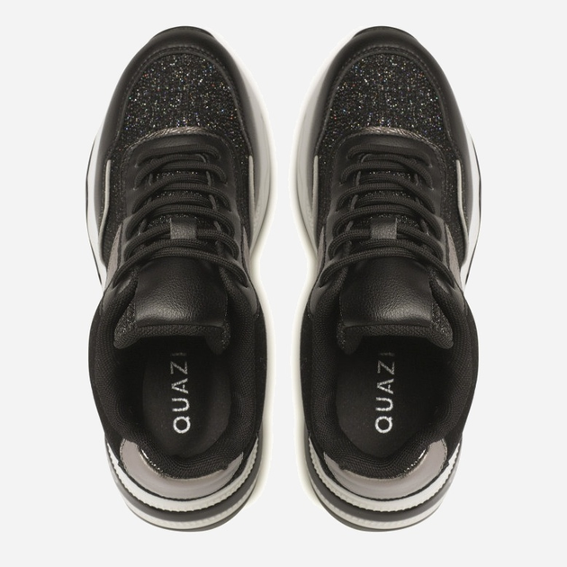 Sneakersy damskie na platformie do kostki Quazi WS111-05 38 24.6 cm Czarne (5904862135106) - obraz 4