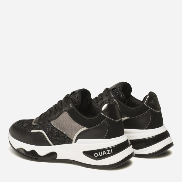 Sneakersy damskie na platformie do kostki Quazi WS111-05 40 26 cm Czarne (5904862135113) - obraz 3