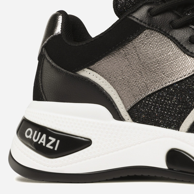 Sneakersy damskie na platformie do kostki Quazi WS111-05 40 26 cm Czarne (5904862135113) - obraz 6