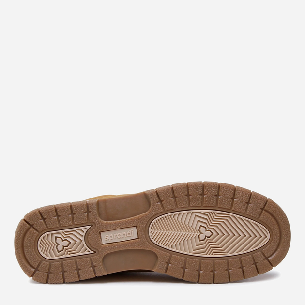 Trzewiki męskie wysokie sznurowane Sprandi MP40-20281Y 46 30 cm Camel (5904862367354) - obraz 4