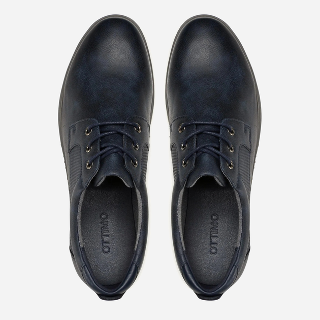 Buty derby męskie Ottimo MYL8455-1 41 28.5 cm Ciemnoniebieskie (5904862199382) - obraz 5