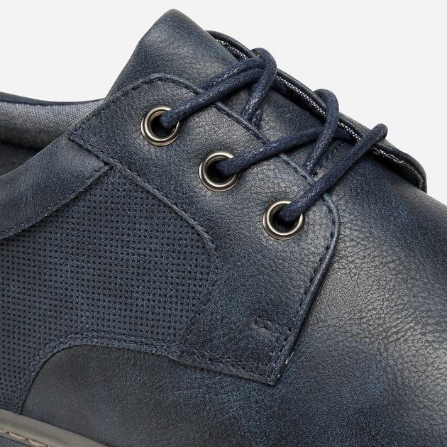 Buty derby męskie Ottimo MYL8455-1 41 28.5 cm Ciemnoniebieskie (5904862199382) - obraz 6