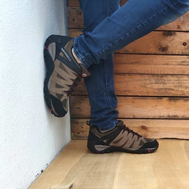 Buty sportowe trekkingowe męskie Merrell Accentor 2 Vent M J034433 44 (10US) 28 cm Brązowe (194713166327) - obraz 7