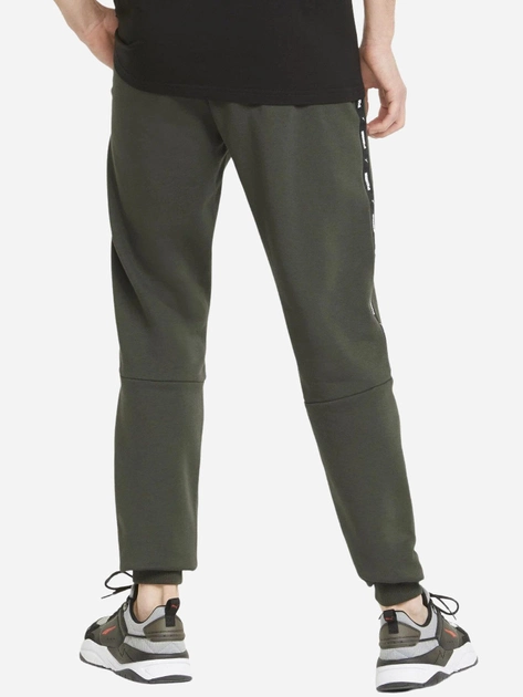 Спортивні штани Puma Ess+ Tape Sweatpants Fl Cl 849042-70 XL Зелені (4064535820089) - зображення 2