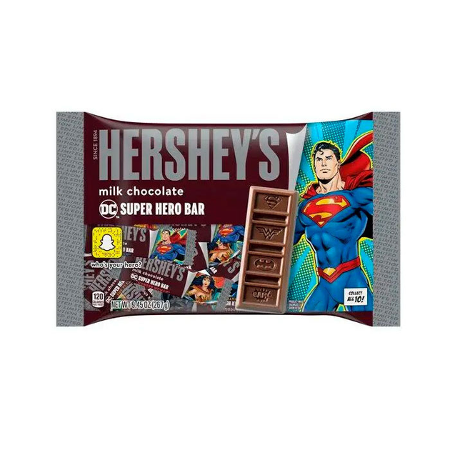 Шоколад HERSHEY'S Milk Chocolate DC Super Hero 267г (15830) – купить в ...