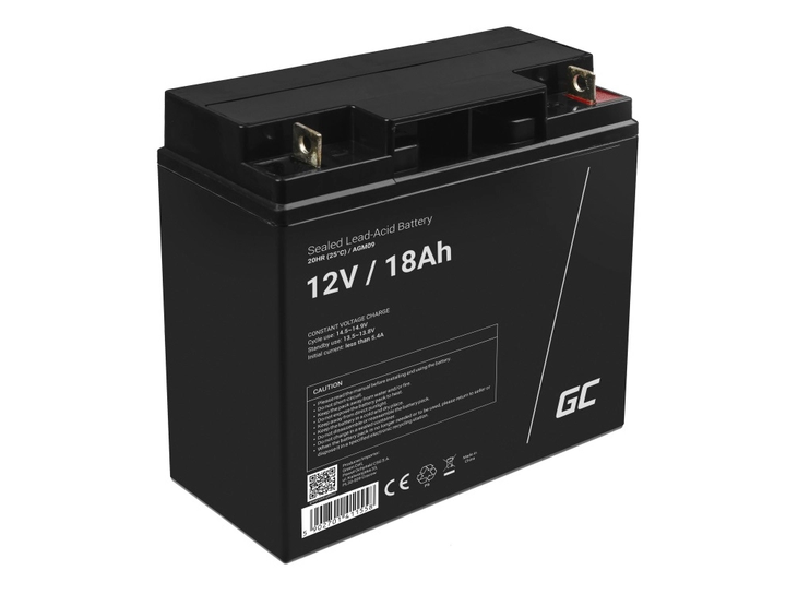 Аккумулятор Green Cell VRLA AGM 18Ah 12V (AGM09) – фото, отзывы ...