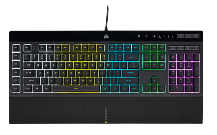 Комплект (клавиатура + мышь) Corsair K55 RGB Pro + Harpoon RGB Pro (CH-9226865-NA) - изображение 2