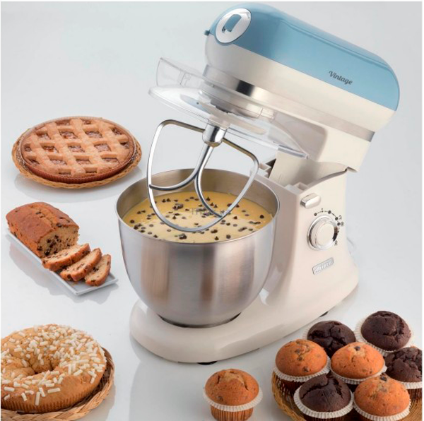 Планетарный миксер ARIETE 1588 1 Blue - Фото 3 Планетарный миксер ARIETE 1588 1 Blue - изображение 3