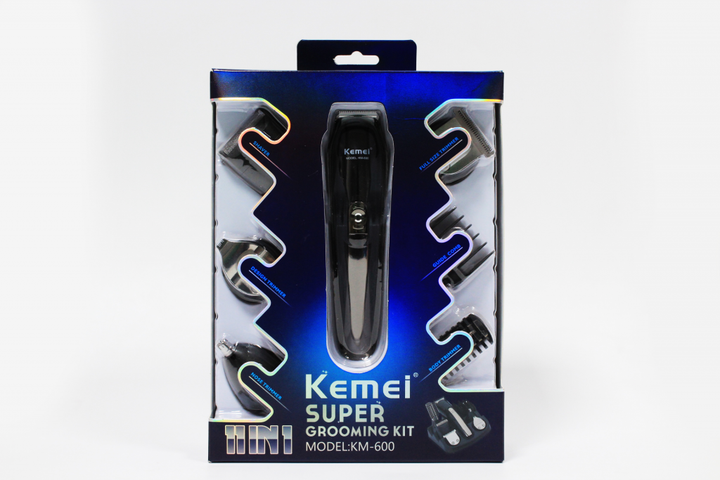 Набор для стрижки волос Kemei KM-600 11 в 1 машинка, триммер, стайлер - изображение 2