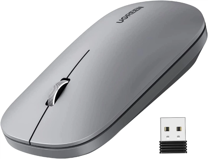 Mysz Ugreen MU001 Portable Wireless Gray (6957303893737) - obraz 2