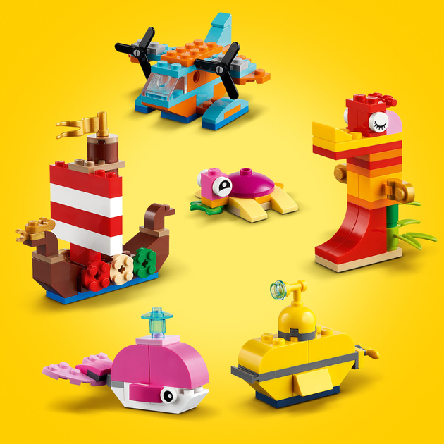 Конструктор LEGO Classic Творчі веселощі в океані 333 деталі (11018) - зображення 6