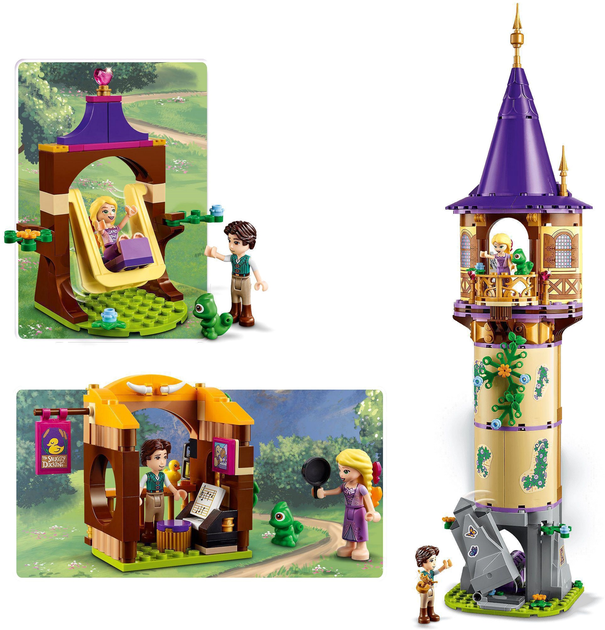 Конструктор LEGO Disney Princess Башта Рапунцель 369 деталей (43187) - зображення 8