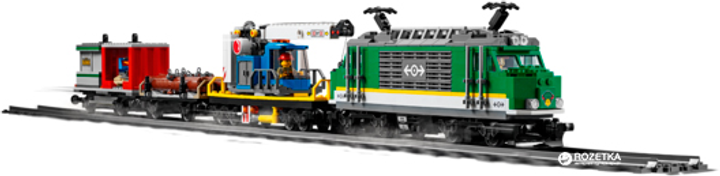 Zestaw klocków LEGO City Pociąg towarowy 1226 elementów (60198) - obraz 11