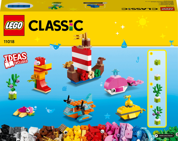 Конструктор LEGO Classic Творчі веселощі в океані 333 деталі (11018) - зображення 9