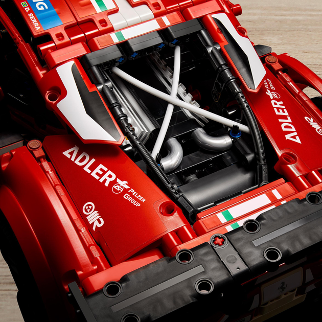 Конструктор LEGO Technic Ferrari 488 GTE AF Corse №51 1677 деталей (42125) - зображення 9