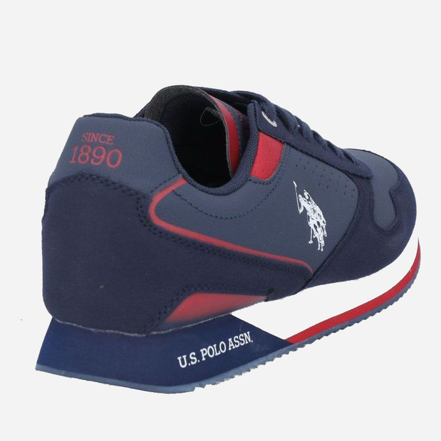 Buty sportowe męskie U.S. Polo Assn NOBIL003M-AYH1 43 28 cm Ciemnogranatowe (8055197239117) - obraz 3