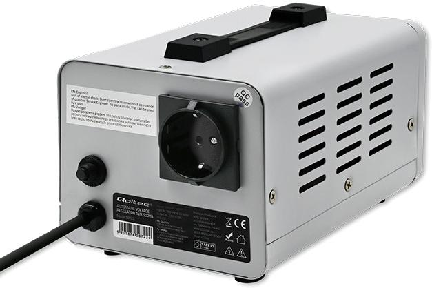 Stabilizator napięcia Qoltec automat AVR 500VA (5901878507224) - obraz 2