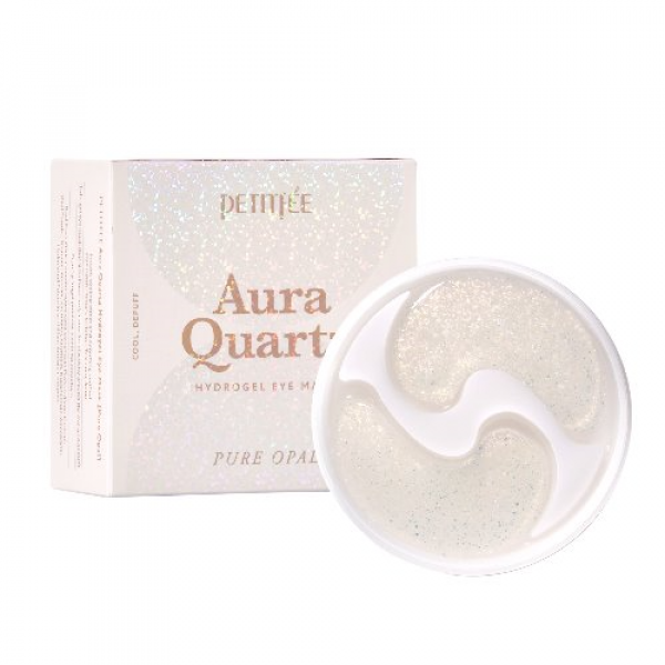 Гидрогелевые патчи с протеинами жемчуга и пудрой опала Petitfee Aura Quartz Hydrogel Eye Mask Pure Opal - Фото 1 Гидрогелевые патчи с протеинами жемчуга и пудрой опала Petitfee Aura Quartz Hydrogel Eye Mask Pure Opal - изображение 1