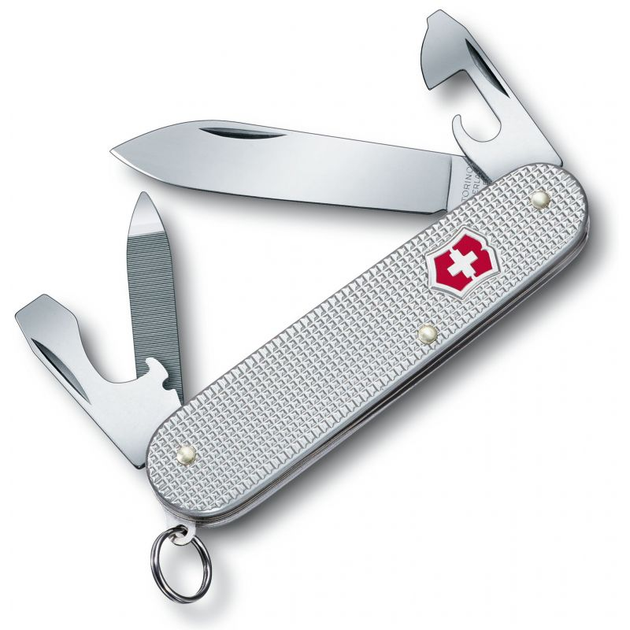 Ніж складаний 84 мм, 9 функцій Victorinox CADET Сірий - зображення 1