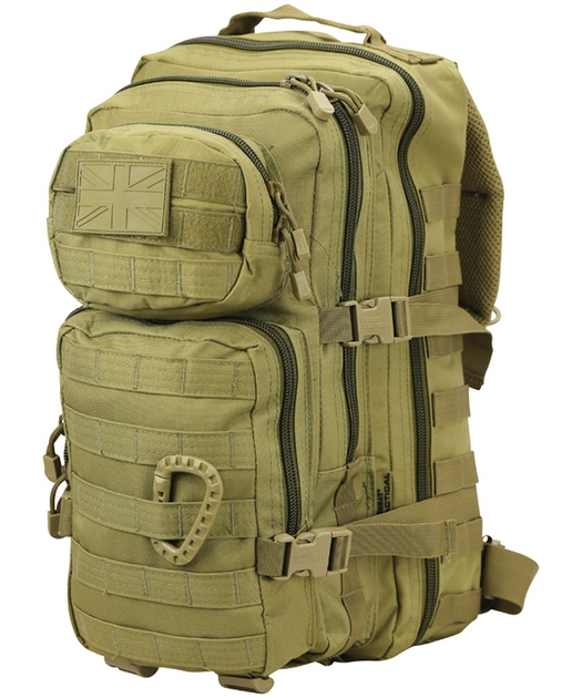 Рюкзак тактический военный армейский KOMBAT UK Small Assault Pack койот 28л (SK-kb-sap-coy) - изображение 1