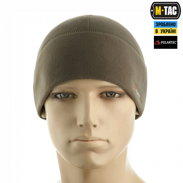 Шапка тактична зимова тепла M-Tac Watch Cap фліс Light Polarteс XL оливковий (SK-40562048-XL) - зображення 2