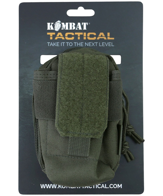 Подсумок тактический KOMBAT UK Micro Molle Utility Pouch оливковый (SK-kb-micmup-olgr) - изображение 2